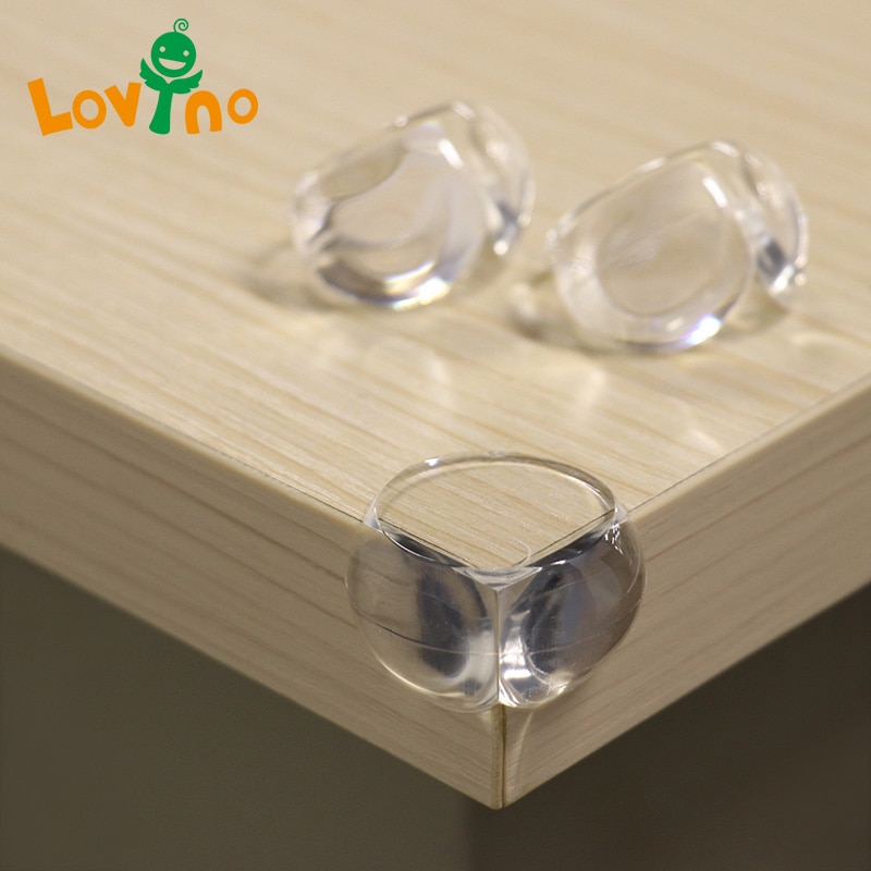 4Pcs Child Baby Safety Silicone Protector Table Corner Edge Protection Cover Children Anticollision