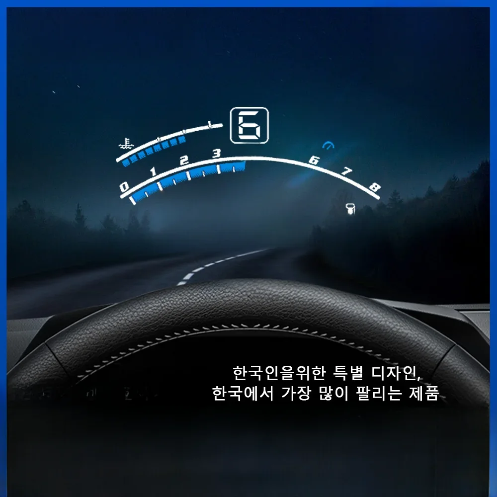 Vjoycar V41 Newest Head Up Display Car OBDII EUOBD 5.5" Windshield Projector HUD Display Shift Reminder Water Temp. RPM KM/
