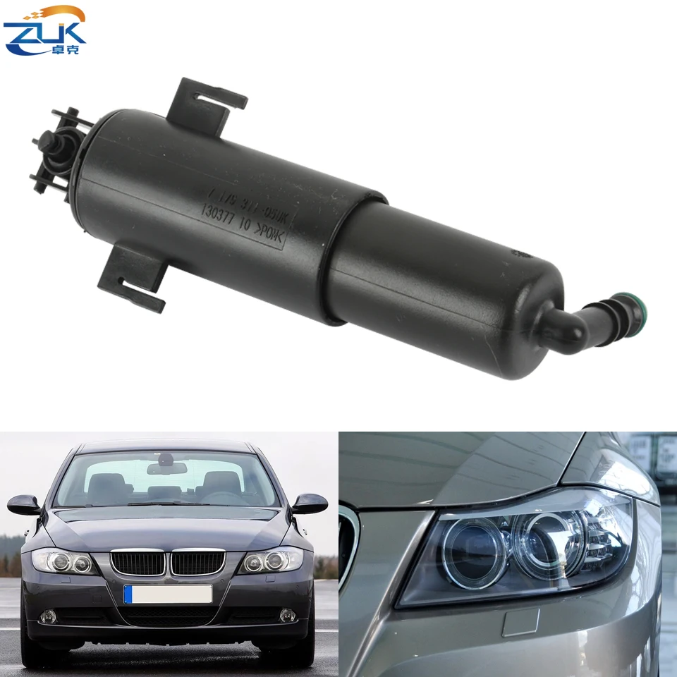 Car Accessories Front Headlight Washer Nozzle For BMW 3 Series E90 E91 E92 E93 LCI 2006-2012