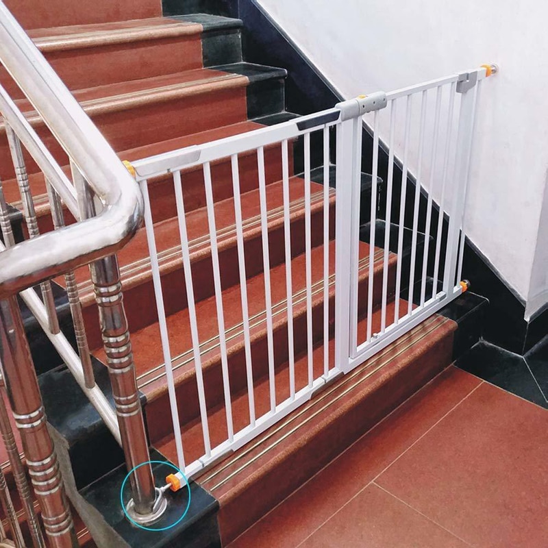 Y Shaped Screw Bolt Nut Staircase Fence Fix Pets Baby Safety Sturdy Gate Bar Install Household Secure Accessory