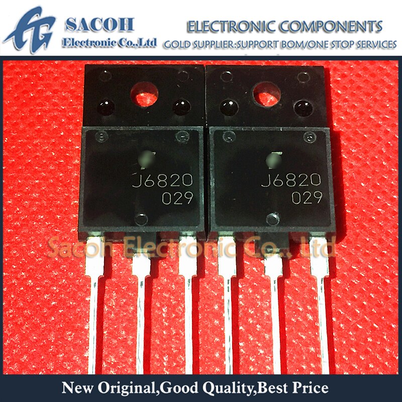 New Original 10PCS/Lot J6820 FJAF6820 or J6820L FJAF6820L 6820 TO-3PF 20A 750V NPN Silicon Transistor