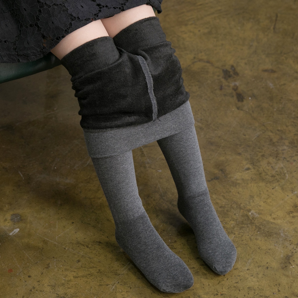 Winter Girl Thick Skinny Tights Hosiery Pantyhose Medias Elastic Waist Cotton Tights Girls Keep Warm Female Pantyhose Stockings