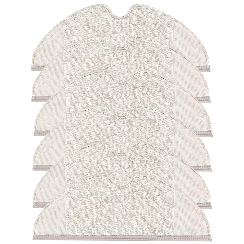 100Pcs Washable Mop Cloth for Xiaomi Roborock Robot Vacuum Cleaner (T6 T7 T7 Pro S50 S60 P51E35)