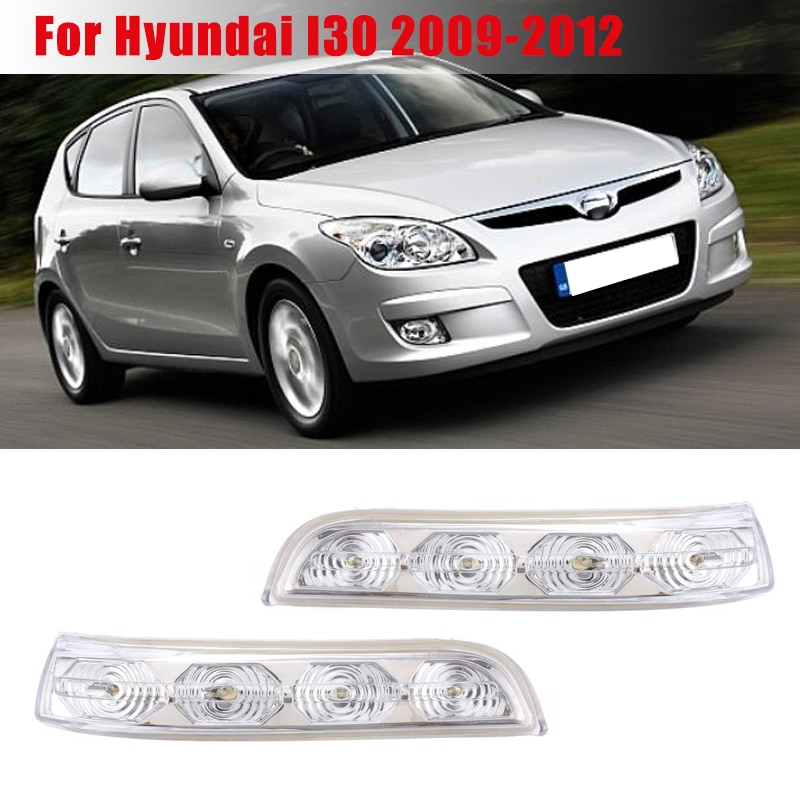 Car Side Rearview Mirror LED Turn Signal Lights for Hyundai I30 2009-2012 Side Wing Reversing Indicator Lamp 876142L600
