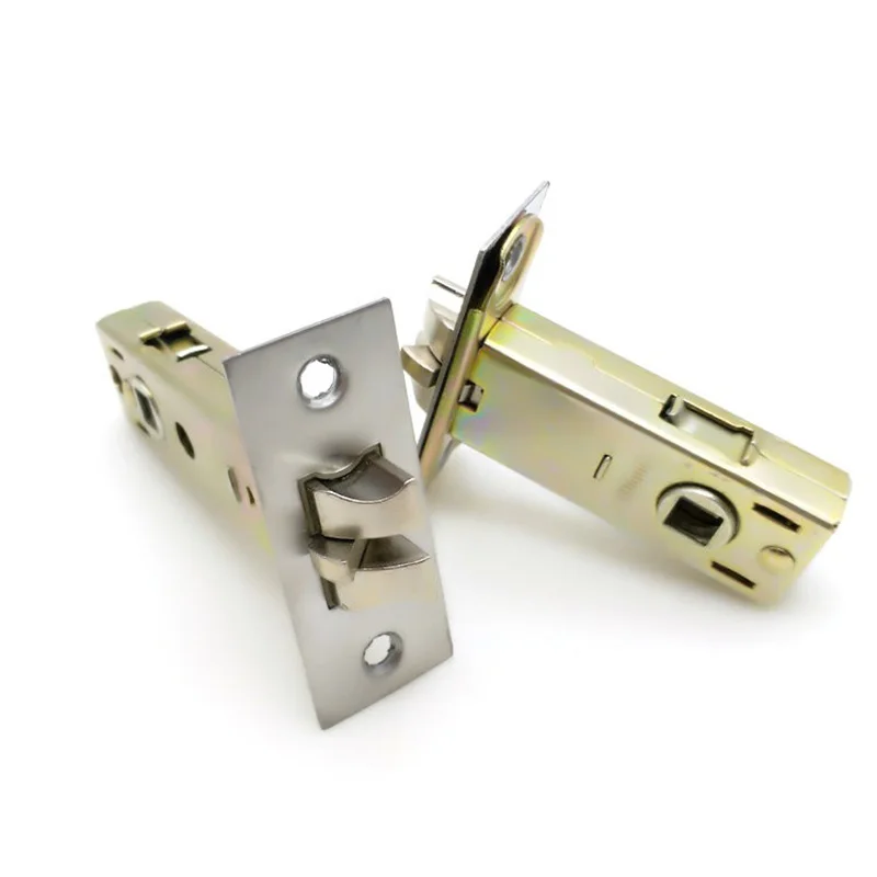 Brand New 2PCS European Mortise Door Lock Tongue Security Anti-theft Door Lock Cylinder Replacement Parts 50mm/60mm/70mm