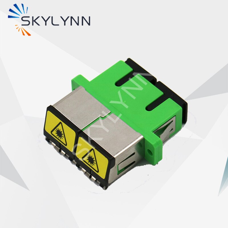 New Arrival SC/APC Shuttered Special Duplex Fiber Optic Adapter ,New Type SC/APC Flip Coupler With Shutter