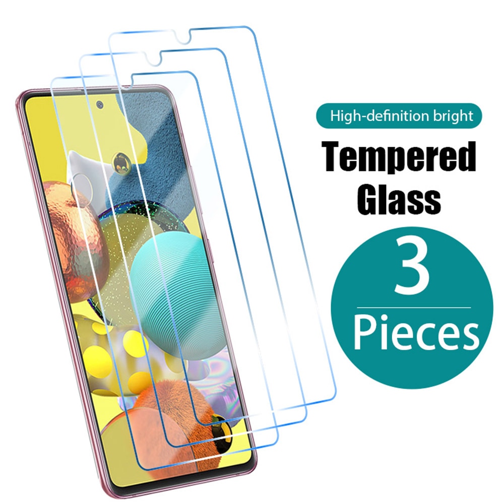 3Pcs Tempered Glass For Realme 8 7 6 X2 X7 5 Pro 5G Protective Glass For Realme 8 7 7i Global 6 6i X3 6S 5i 5S 3i 2 Film