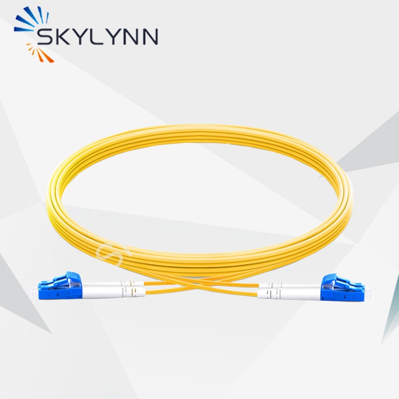 Factory Direct 50Pcs/Bag 5 Meter LC/UPC-LC/UPC Single Mode G652D OS2 Duplex 2.0mm LSZH Jacket Fiber Optic Patch Cord For FTTH