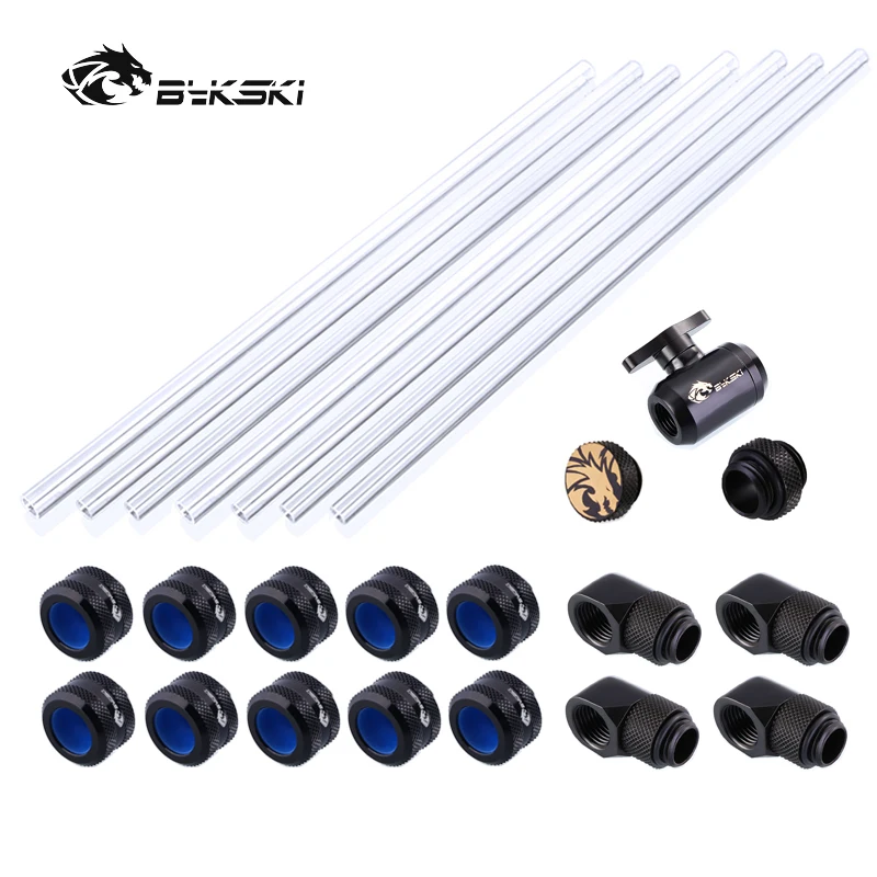 Bykski Fitting Kit / Combo for OD12mm /14mm /16mm PETG Hard / Rigid Tube / Water Cooling Hand