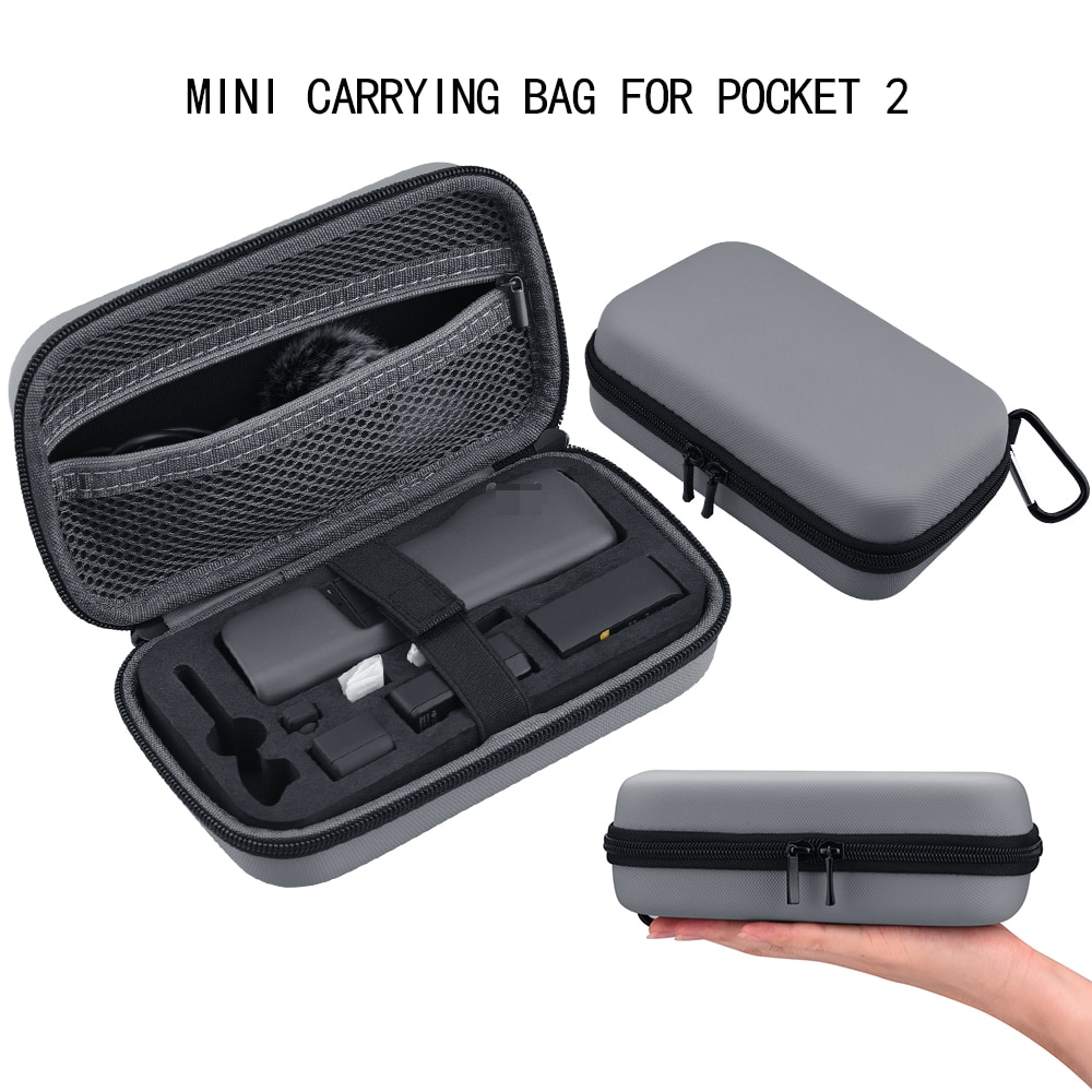 Mini Carrying Bag for DJI Pocket 2 Creator Combo Portable Storage Case Damping Box Travel Protection Handheld Gimbal Accessory