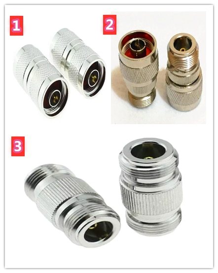 1pcs Adapter N Male female to N Male female Plug & Female Jack RF Coaxial connector