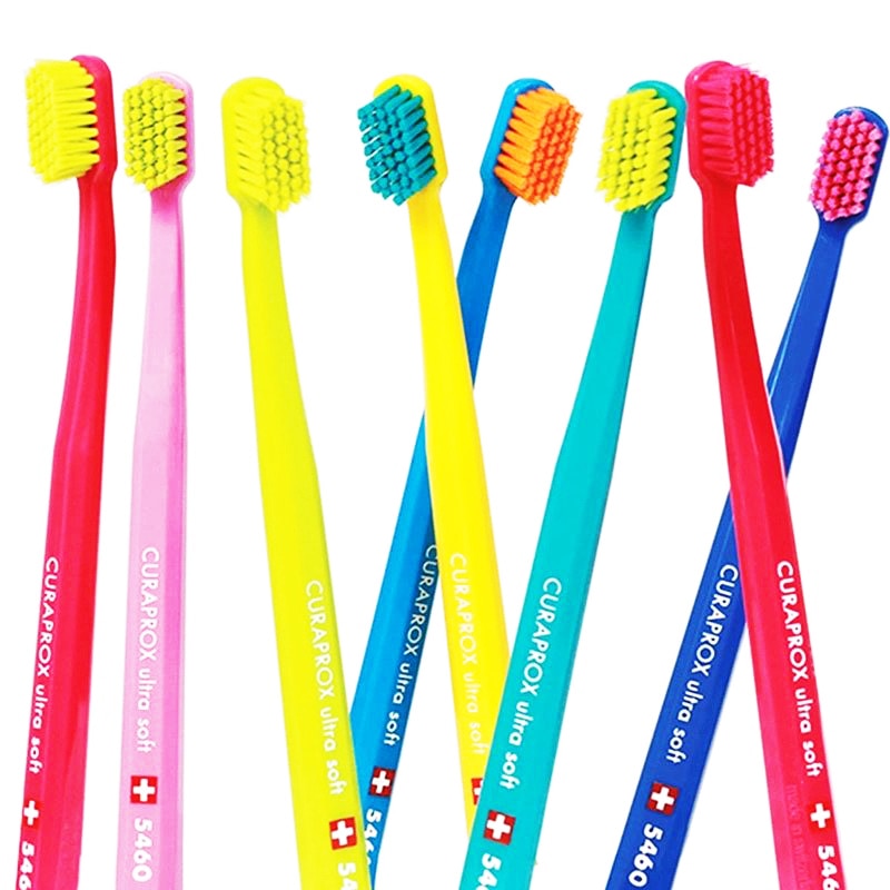 Curaprox Ultra Soft Toothbrush Childrens & Adults with Small Mouths Brush Better Cleaning Feeling Super Colours %100 Origina
