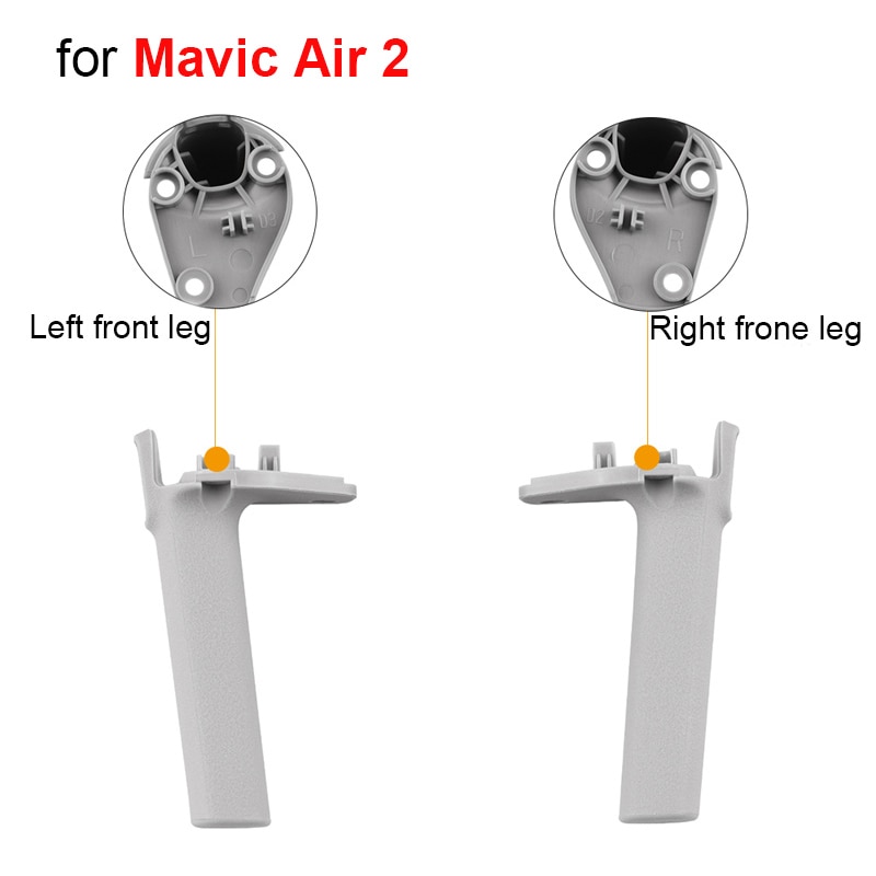 for DJI Mavic Air 2 Drone Landing Gear Leg Repair Parts Right Left Front Leg Feet Base Feet Replacement Drone Spare Accessories