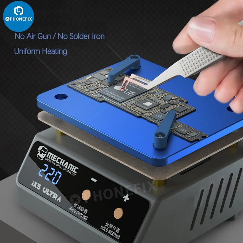 Mechanic IX5 Ultra Preheating Station Constant Temperature Motherboard Welding Table for iPhone X XS