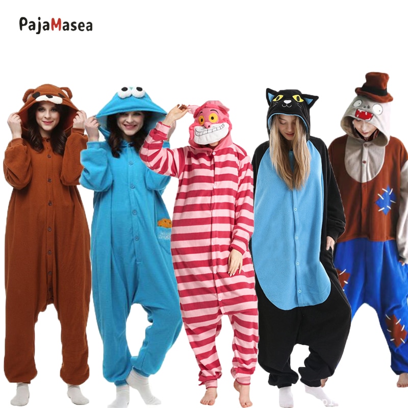 2021 New XXL Man Adult Animal Hedgehog Pajama Costume Onesie Cartoon Cosplay Women Jumpsuit One-Piece Pijama Men RaccoonKigurumi