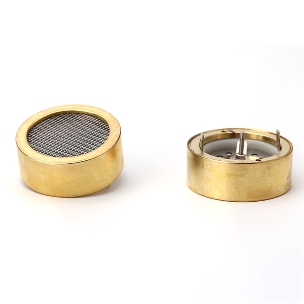 2pcs 25mm Microphone Diaphragm Cartridge Core Capsule Large Diaphragm Cartridge Core Capsule for Studio Record Condenser Mic