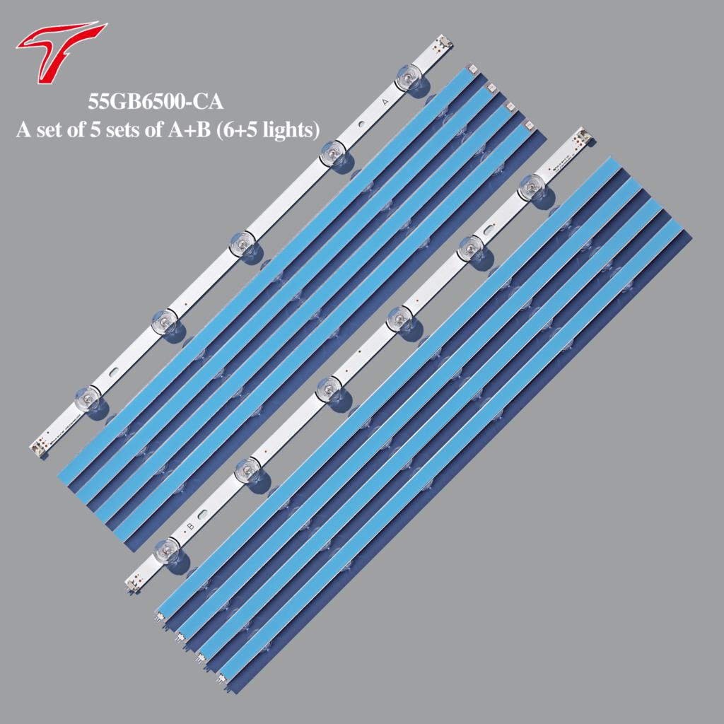 NEW Full Backlight Array LED Strip Bar LIG 55LF652V 55LB630V 55LB650V LC550DUH FG 55LF5610 55LF580V 55LF5800 55LB630V 55LB6300
