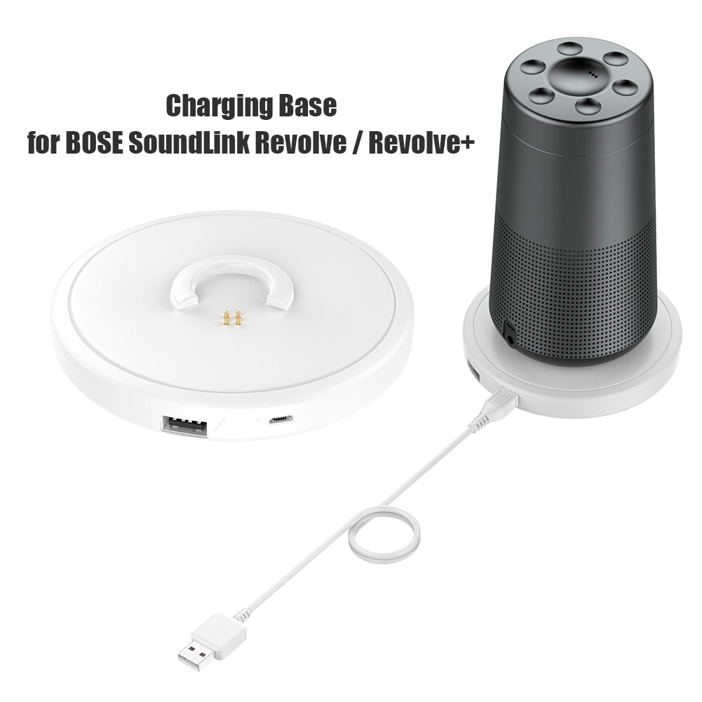 Portable Size High Performance USB Charging Dock Base Cradle Charger Suitable For Bose-SoundLink Revolve/Revolve+