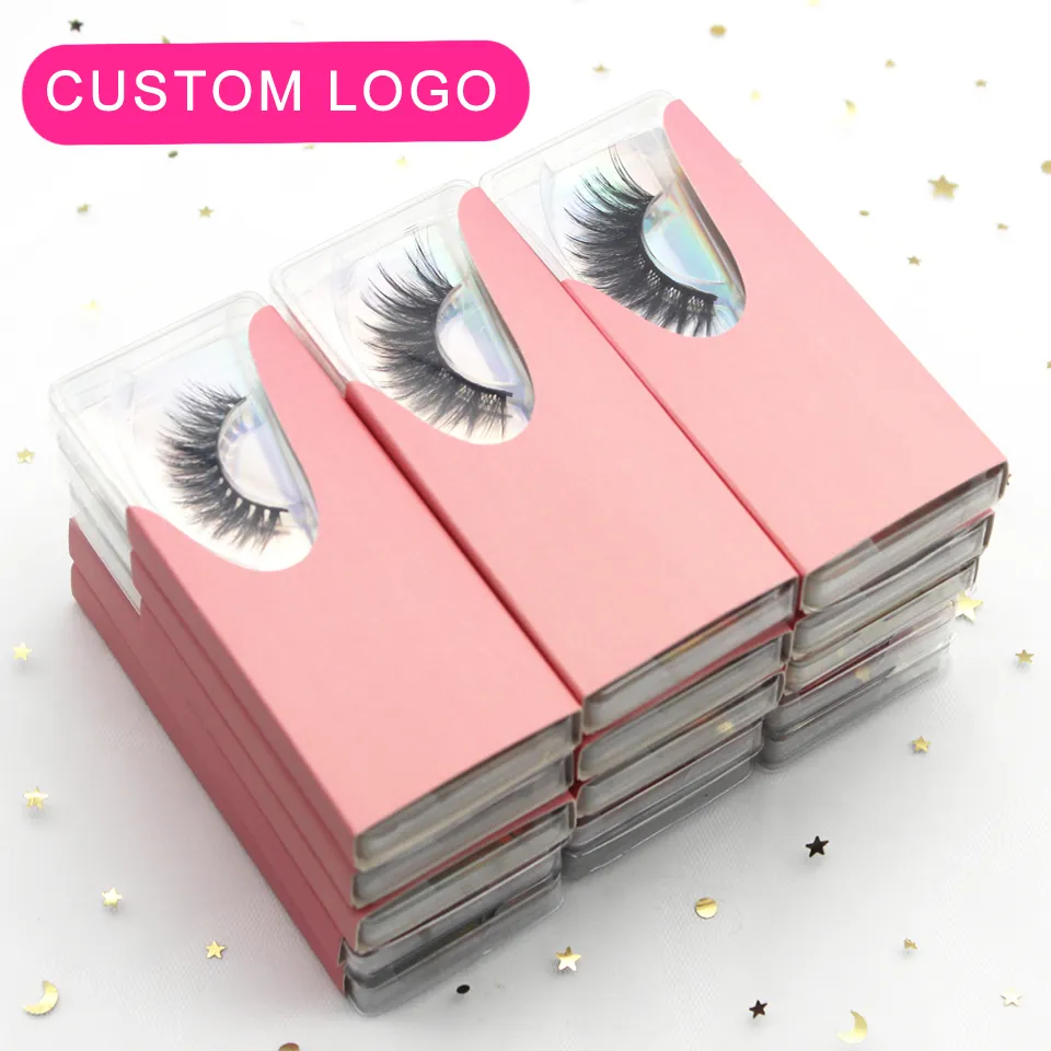 Natural 3D Faux Mink Eyelashes Wholesale Custom Boxes Items In Bulk For Business Resale 14/16/18mm