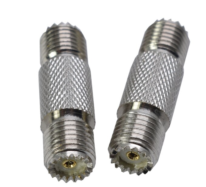 2PCS New Mini UHF Female Jack to Mini UHF Female Jack RF Adapter Connector Wholesale