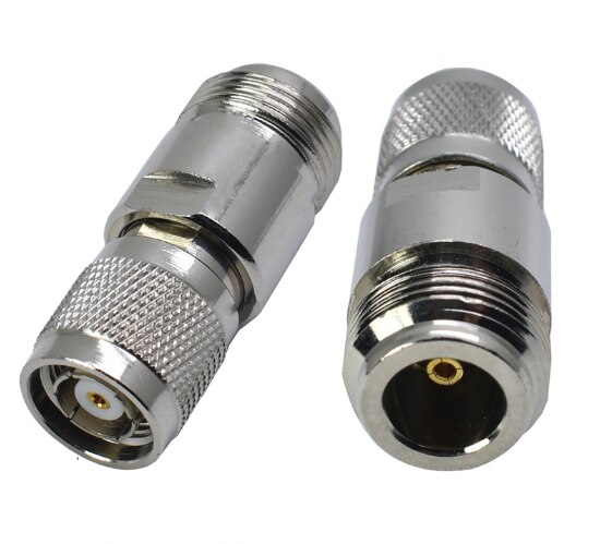 2pcs New JX RF Connector Adapter RP TNC Male Plug To N Female Jack RF Coaxial Adapter
