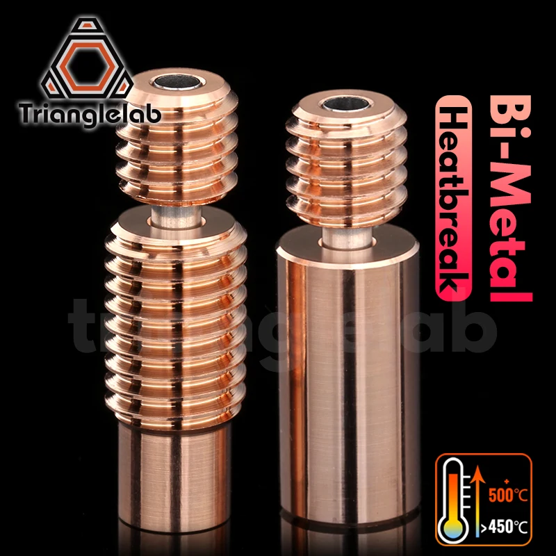 Trianglelab Bi-Metal Heatbreak Bimetal Heat Break For V6 HOTEND Heater Block For Prusa i3 MK3 Break