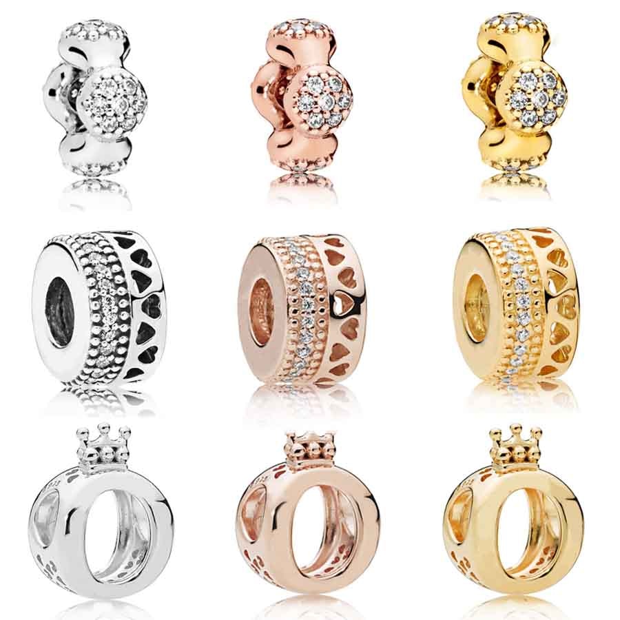 Real Openwork Heart Modern LovePods Spacer Charms 925 Sterling Silver Bead Fit Fashion Bracelet Diy Jewelry