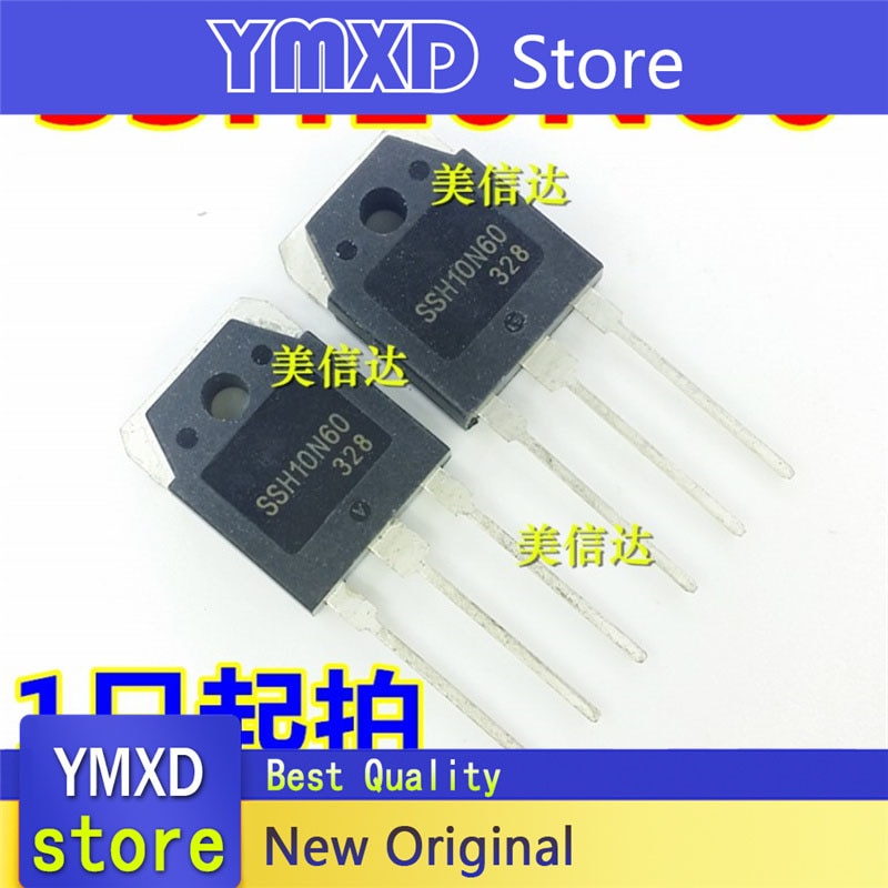 10pcs/lot New Original SSH10N60 SSH10N60A SSH10N60B 10A600V TO3P Field Effect Tube In Stock