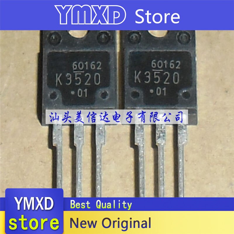 10pcs/lot New Original 2SK3520 K3520 field-effect Tube TO-220F Triode In Stock