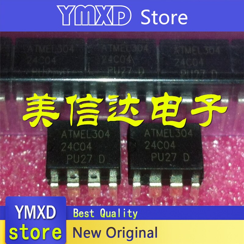 10pcs/lot New Original 24C04 AT24C04 memory DIP-8 In Stock