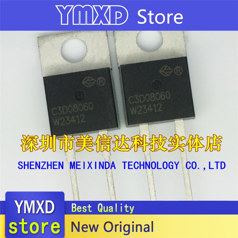 5pcs/lot New Original C3D08060 Silicon Carbide Fast Recovery Diode TO-220 In Stock