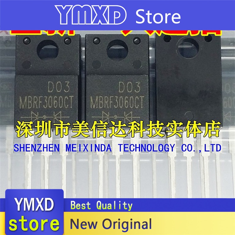 10pcs/lot New Original MBRF3060CT 3060 30A60V Schottky Diode TO220F In Stock