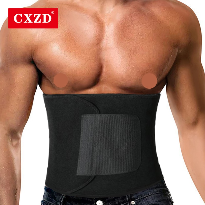 CXZD Men's Slimming Body Shapewear easy to carry Waist Cincher Girdle Compression Abdomen Trimmer Belt Straps Modeling Cors