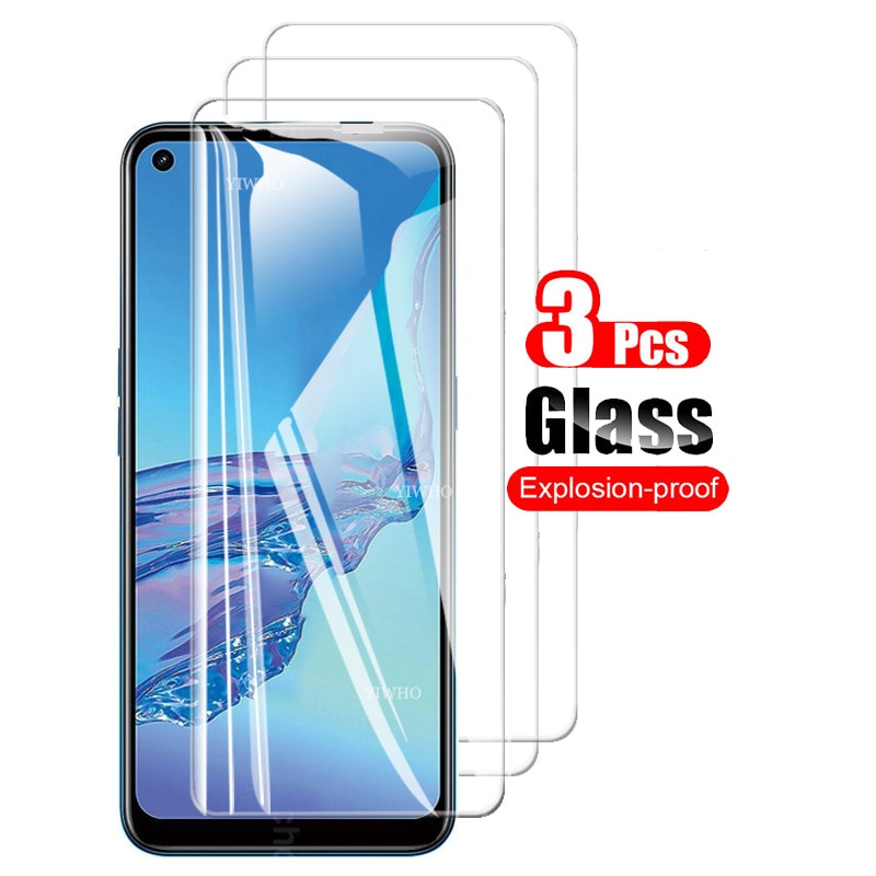 3PCS Protective Glass For oppo A53s Screen Protector Tempered Glass On For A53 S 6.52" OPPOA53S Camera lens Safety Front Fi