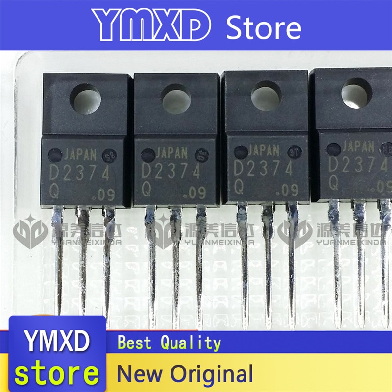 10pcs/lot New Original D2374 2SD2374-Q TO-220F in-line transistor In Stock