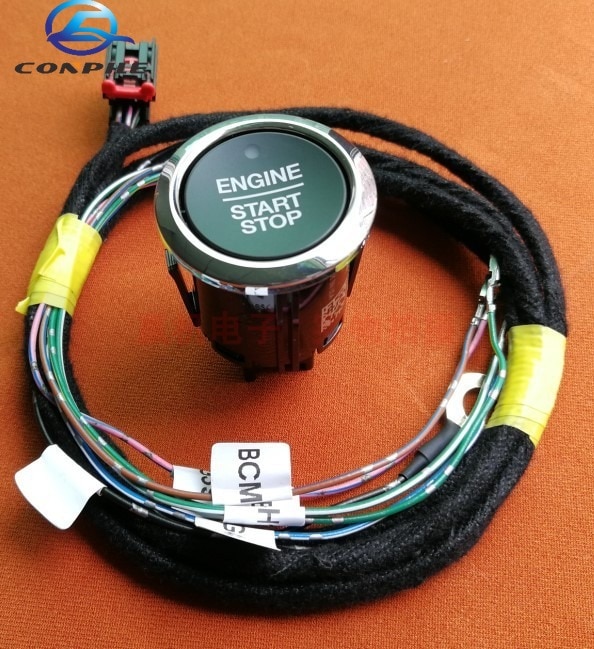 for Ford Mondeo keyless entry one-button start ignition switch plug C2195 connector 2X3 6pin wire line cable housing