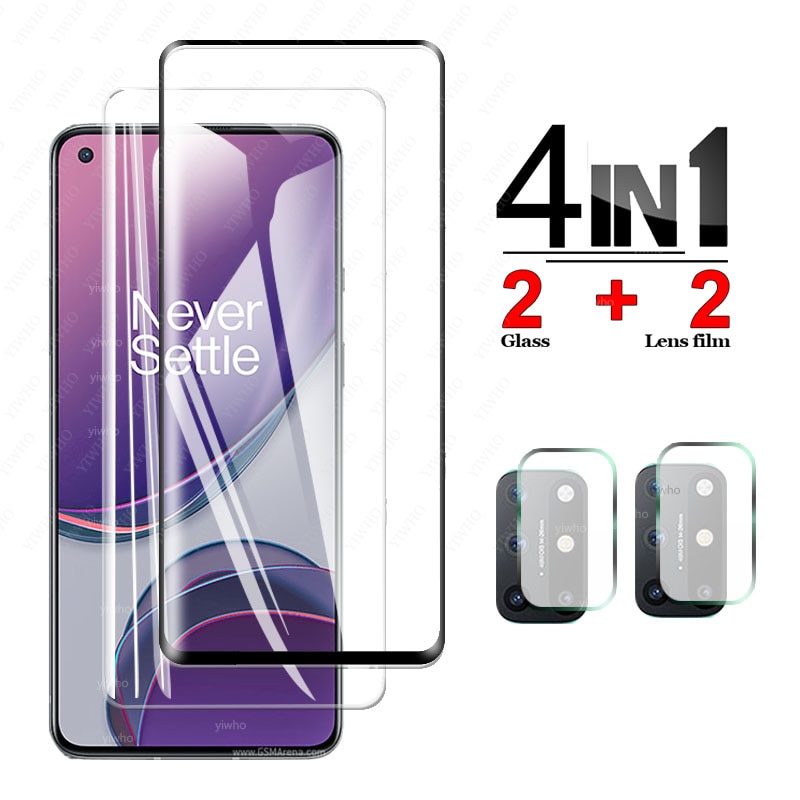 Tempered Glass for OnePlus 8T 5g Screen Protector on One Plus 8T 1+8T 5g Camera Lens Protective Glass Oneplus8t5g KB2007