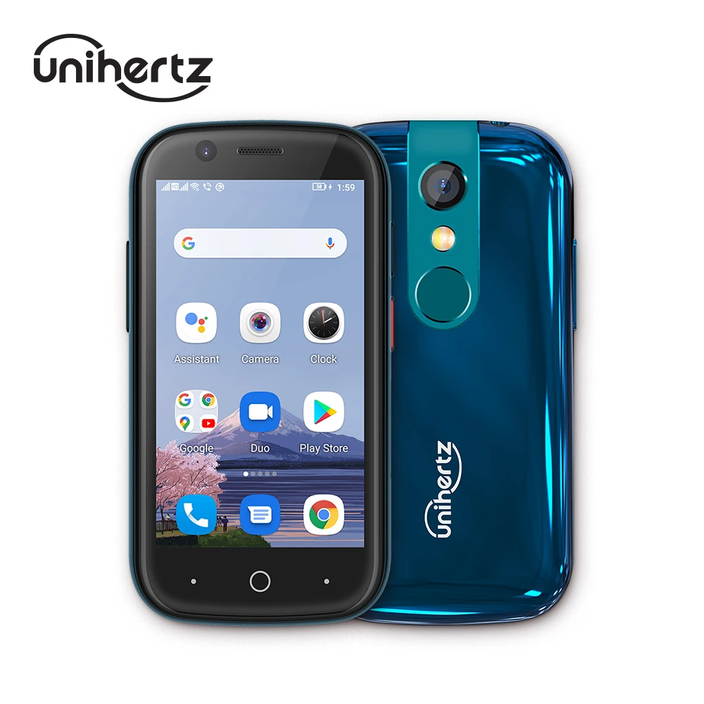 Unihertz Jelly 2 World's Smallest Android 11 4G Smartphone 6GB+128GB 2000mAh Fingerprint OTG NFC Card Size Super Mini Tiny 