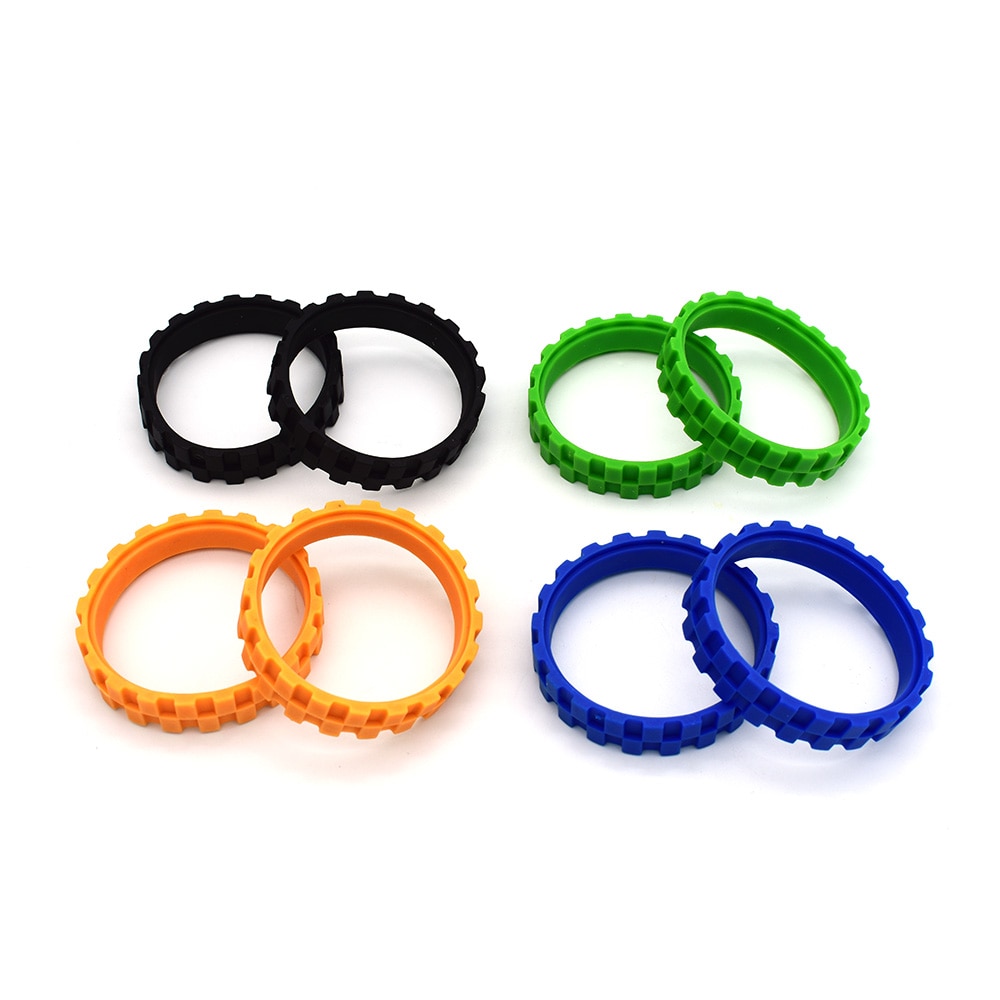 Wheel Tires for IROBOT ROOMBA Wheels Series 500 600 700 800 and 900 Anti-Slip, Great Adhesion and Easy Assembly