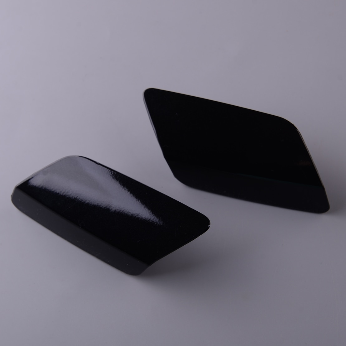 1 Pair Front Headlight Washer Spray Cover Cap Black Fit For BMW 3 E92 LCI E93 LCI Coupe Convertible 2011 2012 2013 61677253394