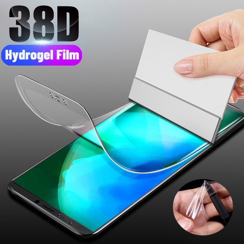 Screen Protector For Motorola Moto E6 Plus/Z4 Force Full Cover Soft Film For One Macro/ Action/Zoom Film Not Glass