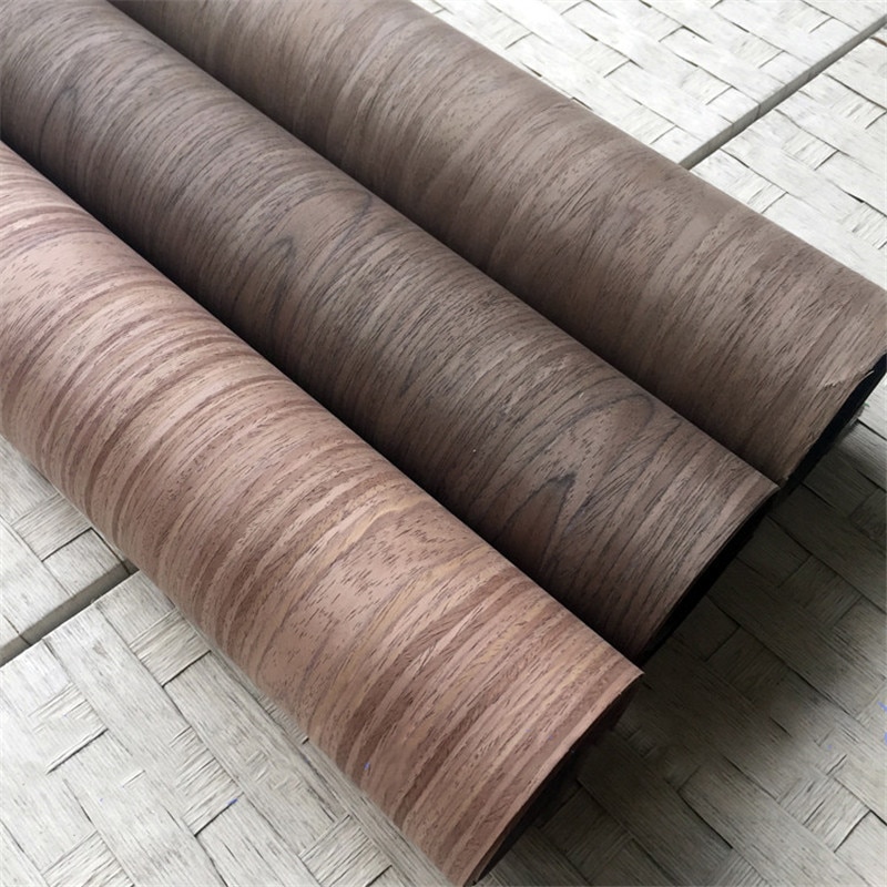 Technical Black Walnut Wood Veneer Engineering Veneer E.V. 50cm x 2.5m C/C