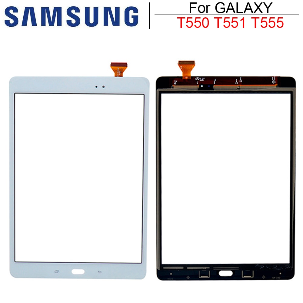 New 9.7" For Samsung Galaxy Tab A 9.7 SM-T550 SM-T551 SM-T555 T550 T551 T555 Touch Screen Digitizer Sensor Glass Lens Panel