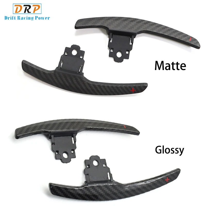 Red Carbon Fiber Steering Wheel Paddle Shifter Extension Replacement For BMW F20 F30 F31 F34 M1 M2
