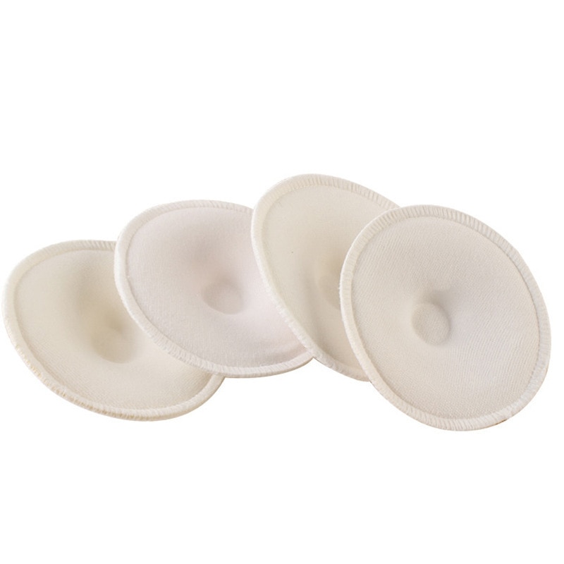 4PCS Washable Breathable Absorbency Breast Pads Anti-overflow Maternity Nursing Pad Baby Feeding Breastfeeding Mom Necessary