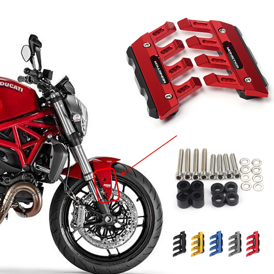 For Ducati Monster M400 M600 M620 M750 796 696 620 750 Motorcycle CNC Accessories Mudguard Side