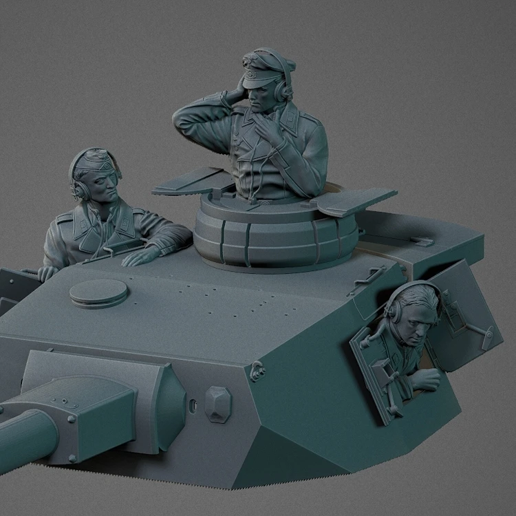 1/35 Scale Die-cast Resin White Model Soviet Soldier Model Needs Manual Coloring Model Free Shipping