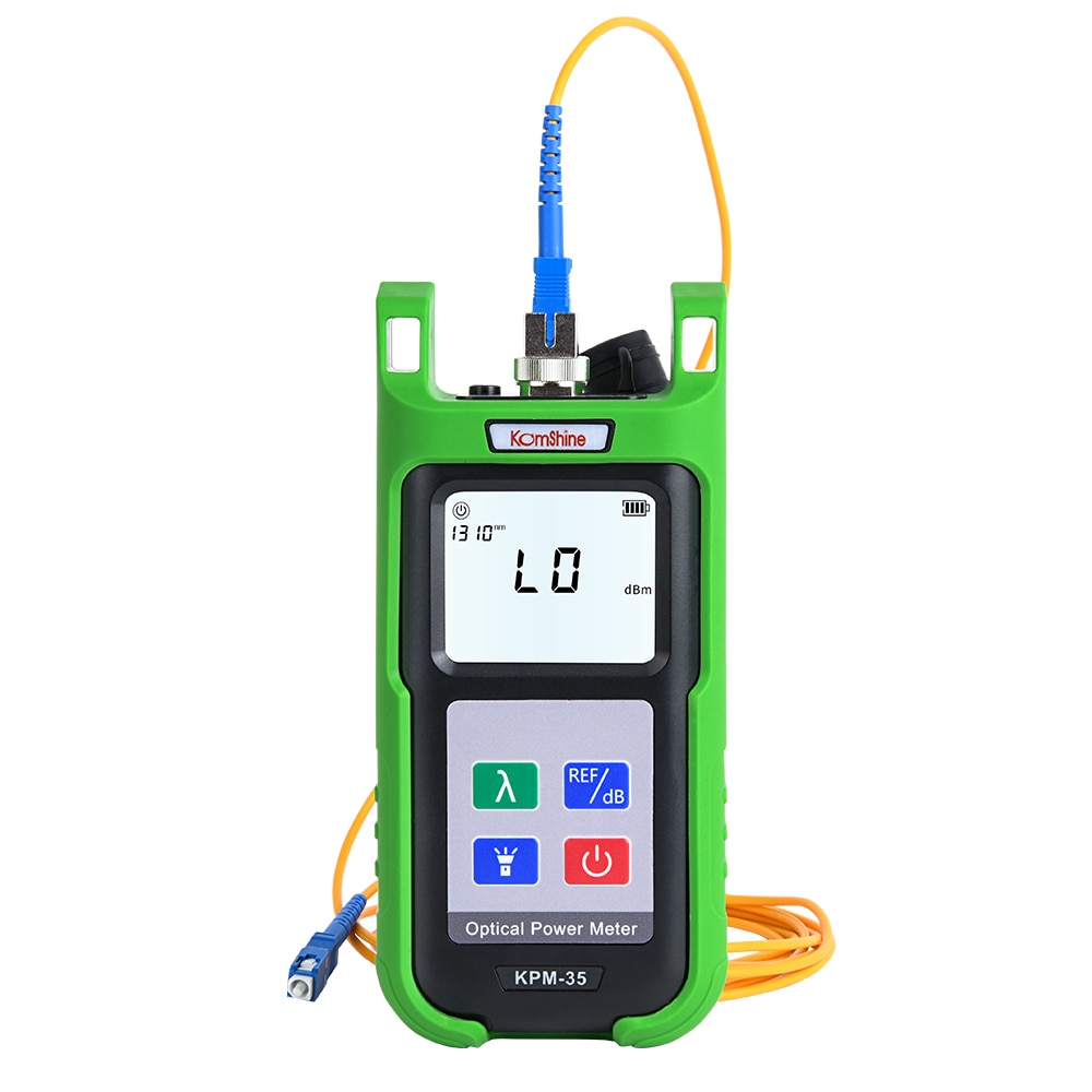 Fiber Optic tool KomShine KPM-35 Optic fiber power meter FTTH fiber cable tester and Singlemode Free shipping