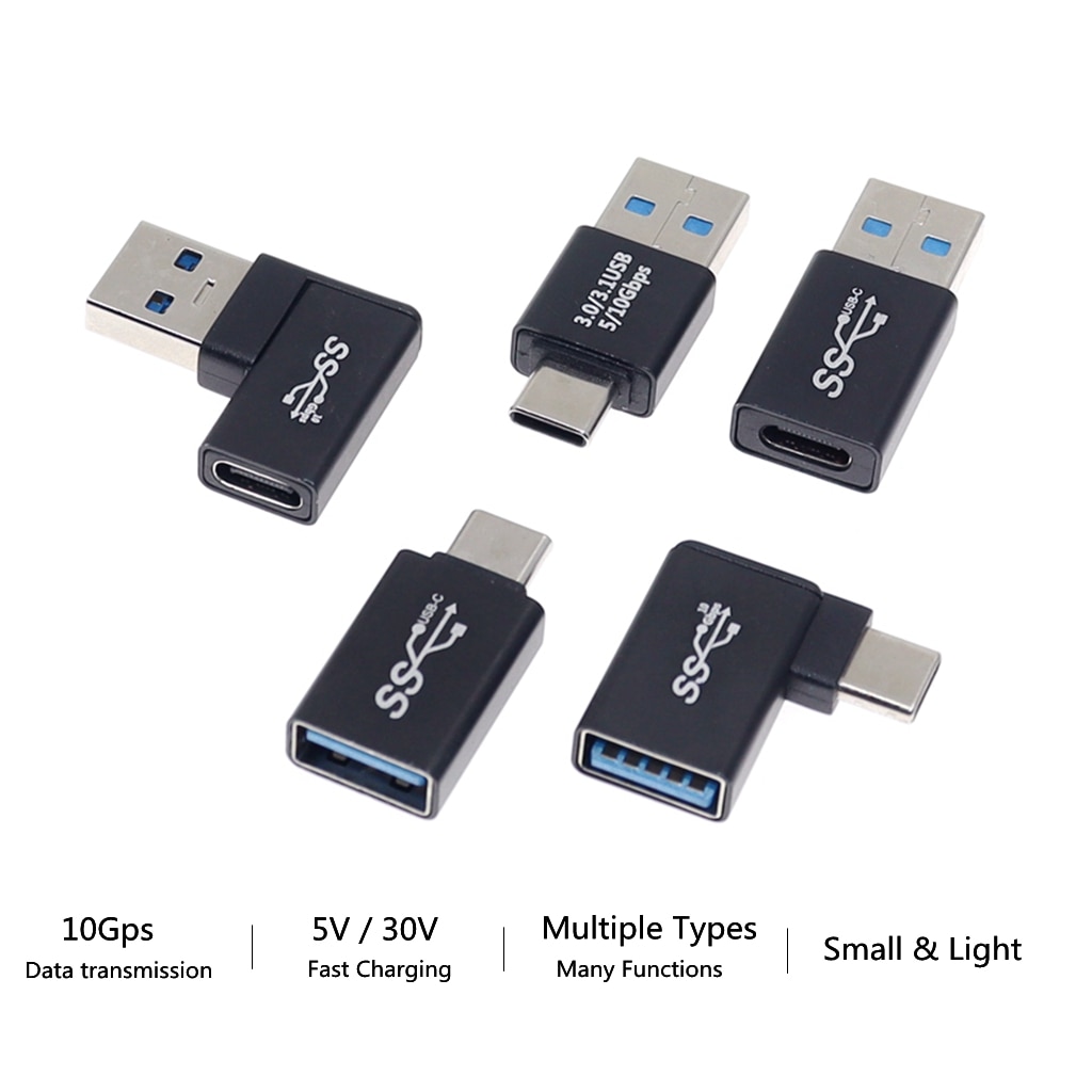 USB Type C Male To Female USB-A to USB-C OTG Connector Adapter USB 3.0 to USB C Cable Mini Converter for Laptop Tablet Phone