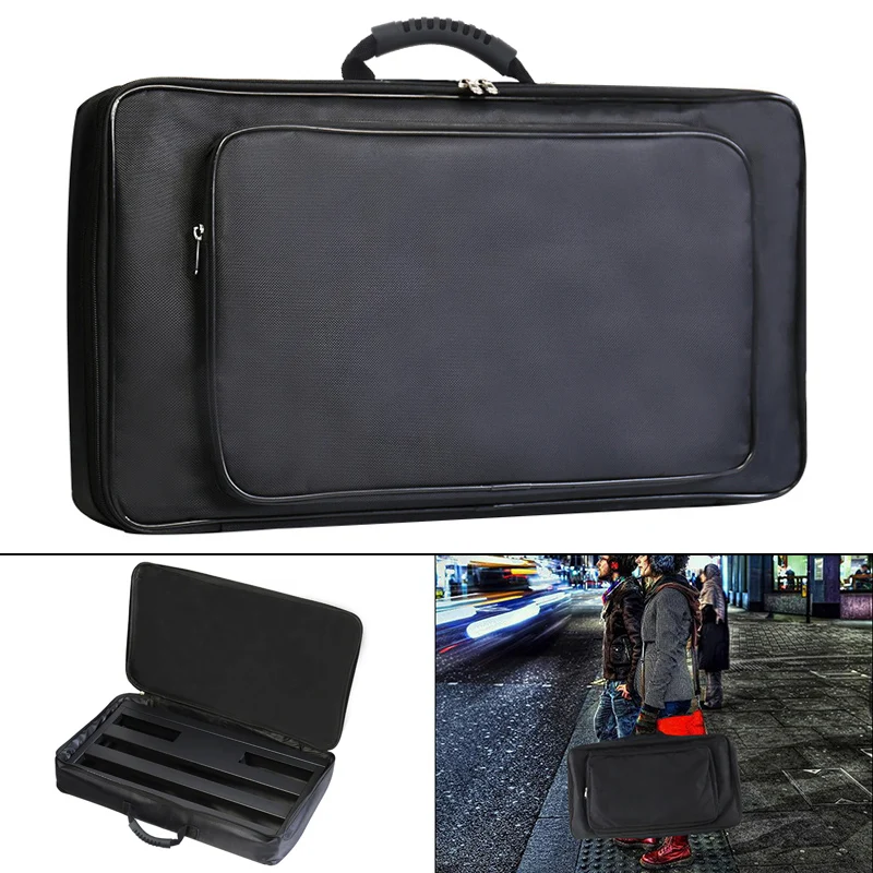 Universal Portable Guitar Effects Pedal Board Gig Bag Soft Case Big Style DIY Guitar Pedalboard 58 x